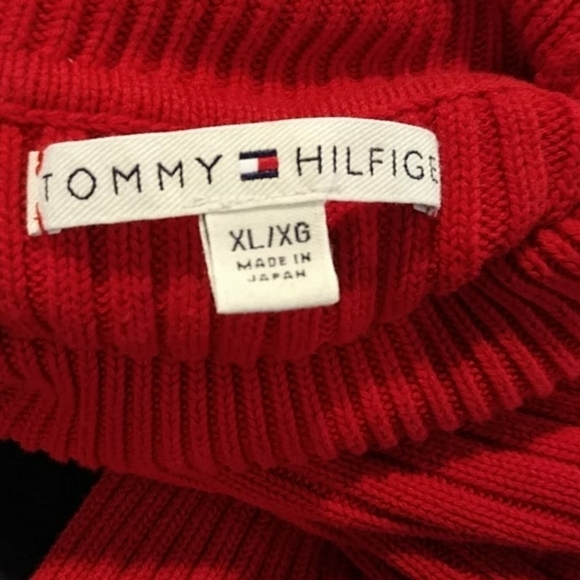 Tommy Hilfiger red sweater XL - Picture 7 of 8
